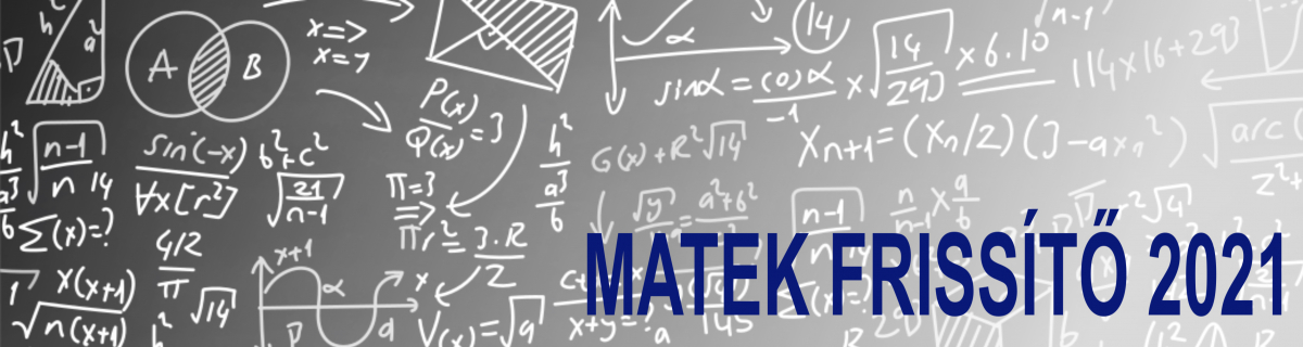Matek frissítő tábor 2021