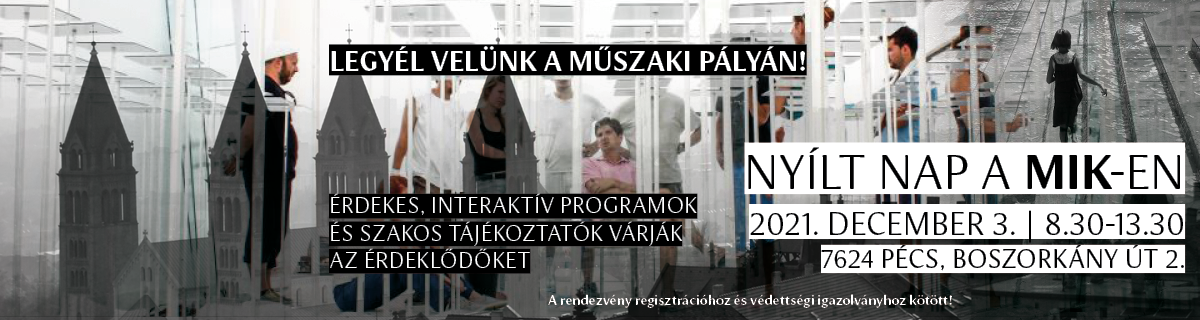 Nyílt Nap a MIK-en – 2021.12.03.