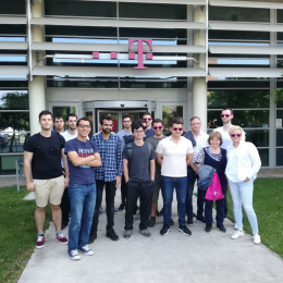 Mérnökinformatikus hallgatók a Magyar Telekomnál jártak