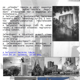 Első helyszíni munkaterület-bejárás